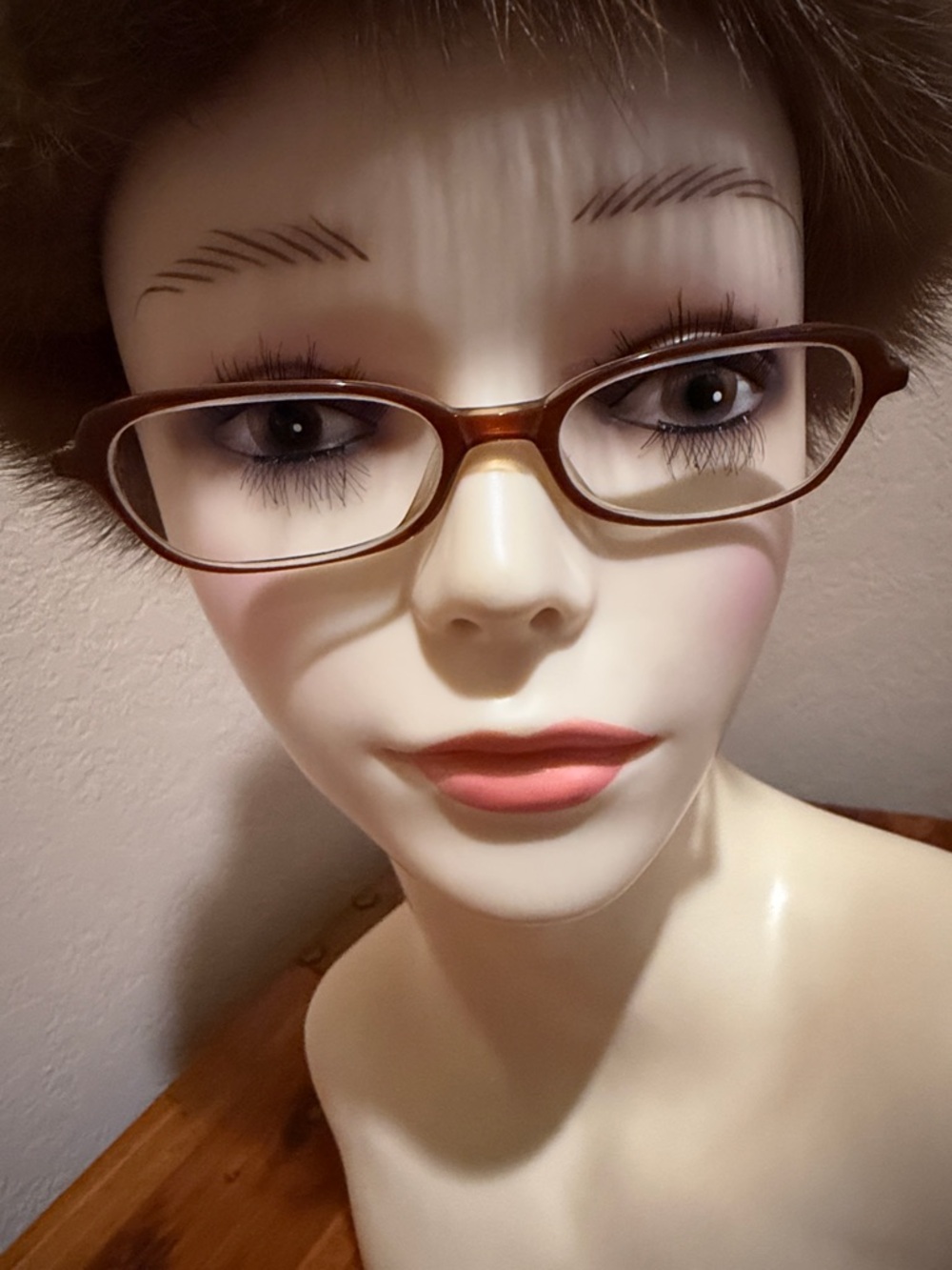 Modo Y2K Rectangular Glasses in Brown